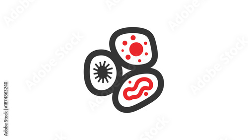 Blood Test Results with Abnormal Cells.