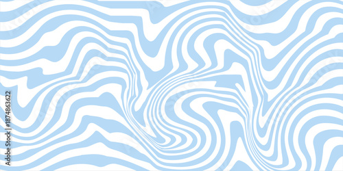 Abstract background seamless pattern with colorful waves. Trendy vector illustration in retro psychedelic style.eps10