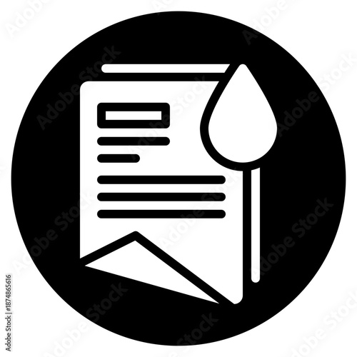 liquidity glyph icon