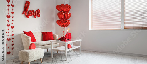 Interior of light living ro...