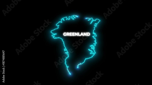 Wallpaper Mural USA and greenland conflict, Greenland map become USA Torontodigital.ca