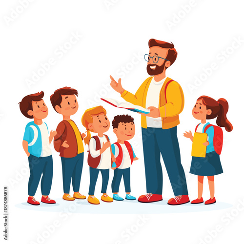 Adult and kids group