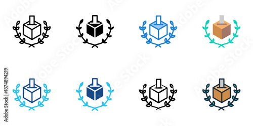 National Election icons set multiple style collection. Editable stroke 
