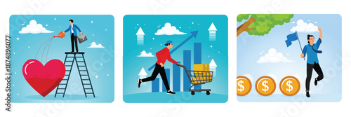 Entrepreneur motivation to achieve success, inflation, an entrepreneur earn money from sales profit.