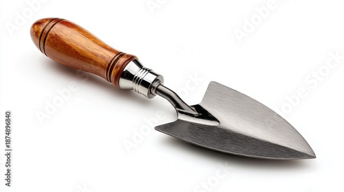 Gardening trowel isolated on white background