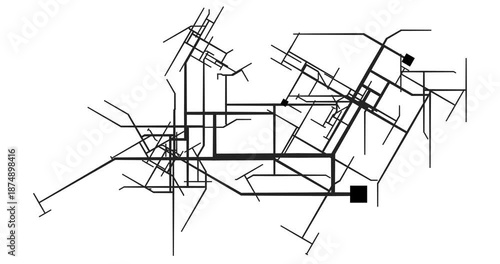 Expanding Roads And Buildings In City Growth Satellite Mapping