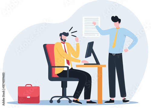 Sexual Harassment and bullying in work place. Assault and Abuse behavior. Stop violence.