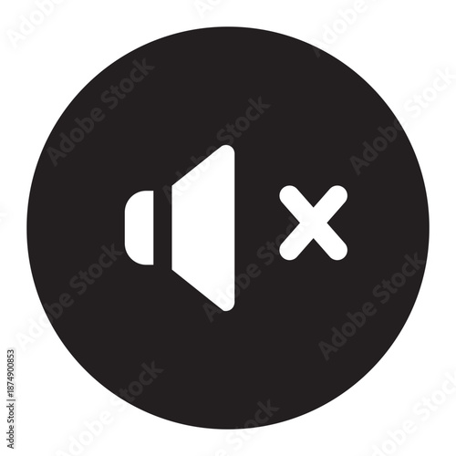 Volume Down Audio Control Icon | Circle Glyph Icon