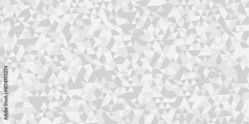 white and gray abstract low polygon banner triangle gradient web template design. background poly mosaic space tile geometric pattern.