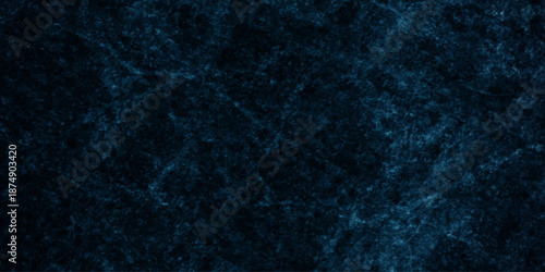 Dark blue grunge concrete aged vintage structure studio scratch backdrop background.