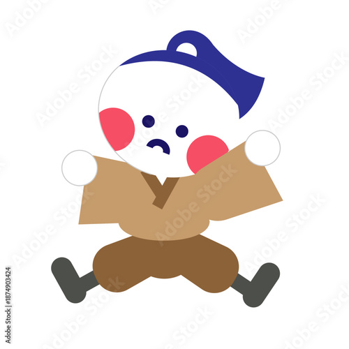 うらしまたろうのかわいいキャラクターイラスト