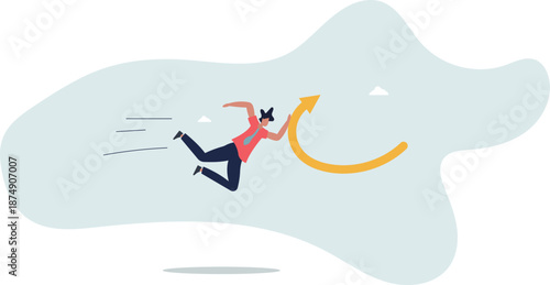 Change, transform or transition, turn into opposite direction form down to up,life and employment of people.