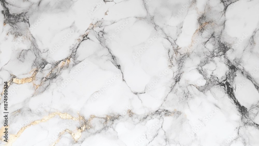 Εκτύπωση καμβά endless marbles slab vitrified tiles random design part, golden veins with white