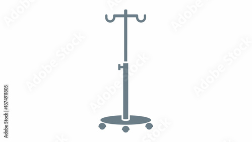 Medical IV Stand with Wheels
