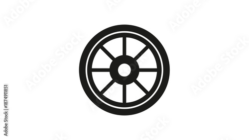 Vintage Wheel Icon