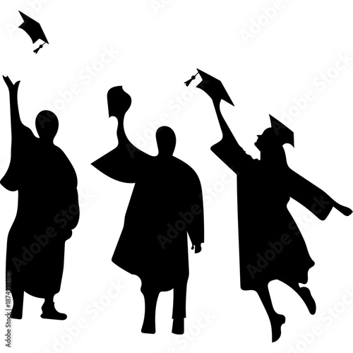 Celebrating Graduation Illustration