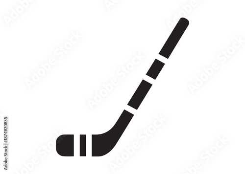 Hockey Stick icon, Hockey Stick solid vector