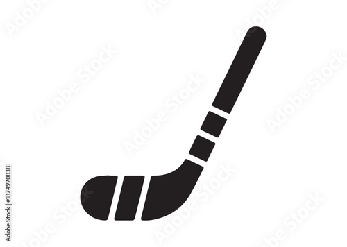 Hockey Stick icon, Hockey Stick solid vector