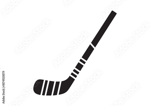 Hockey Stick icon, Hockey Stick solid vector