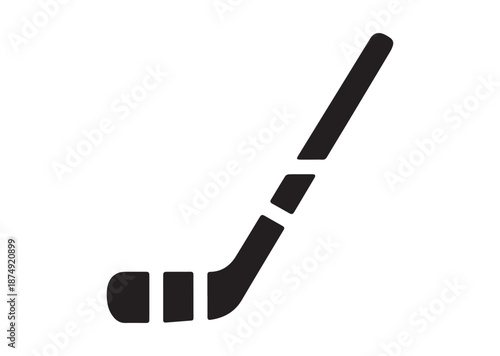 Hockey Stick icon, Hockey Stick solid vector