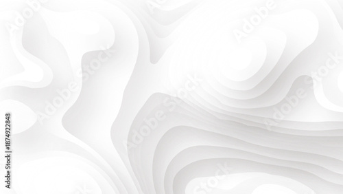 Smooth shape paper cut wavy shaped layers topographic background. topographic line contour map background. paper texture design.
