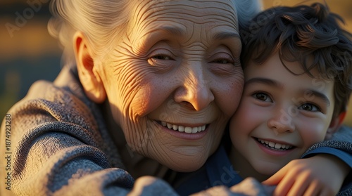 Generational Love and Warm Hug