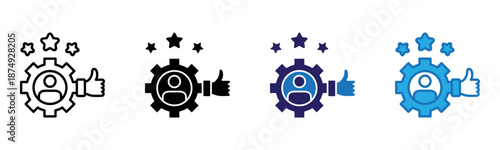 Reliable Icon Multi Style Vector Illustration