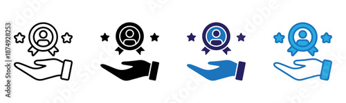 Proven Icon Multi Style Vector Illustration