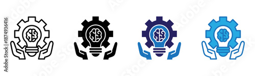 Expertise Icon Multi Style Vector Illustration