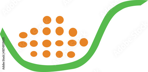 Modern Geometric Colorful Shape Vector logo with Center Abstract art, creative Symmetric Design.