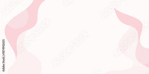 Soft pastel pink abstract wave background vector, pink feminine wallpaper, suitable for beauty products, sale banners, templates, business ads, pages, events, web, and more