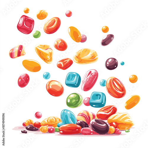 Dragee candies, sweets