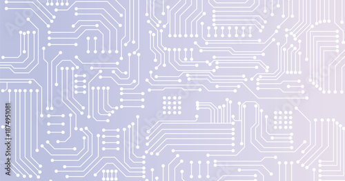 Vector futuristic circuit board , Electronic motherboard , Communication and engineering concept , Hi-tech digital technology concept illustration