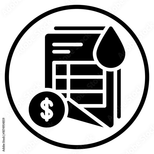 liquidity glyph icon