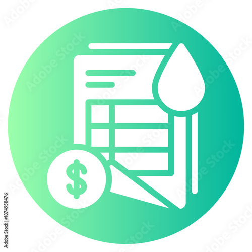 liquidity gradient icon