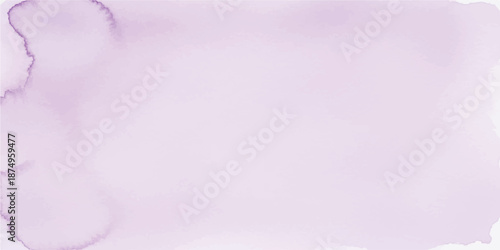 Delicate Purple Watercolor Paint Texture with Subtle Ink Bleed and Soft Pastel Gradient
