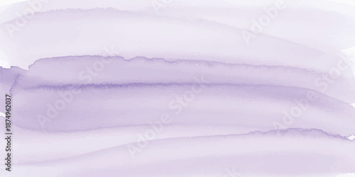 Pale Lavender Watercolor Texture with Organic Bleeds and Soft Violet Stains on White Paper