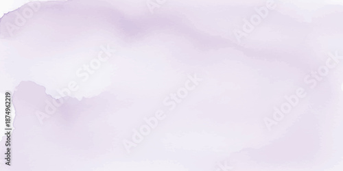 Abstract Light Purple Watercolor Wash Background with Soft Horizontal Texture for Wedding Invitations