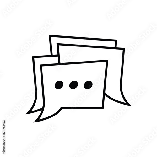Expressive global online chat icon for digital communication, fostering feedback, live discussion, customer support, and collaboration advice