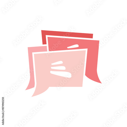 Expressive digital communication, message interaction, worldwide thought share. An icon for networking, advice, feedback, collaboration, discussion, and online chat assistance