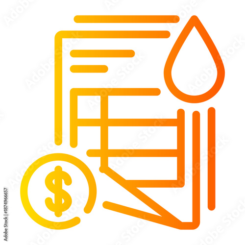 liquidity gradient icon