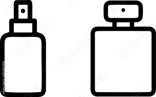 Cosmetic Spray Bottle Icon Vector

