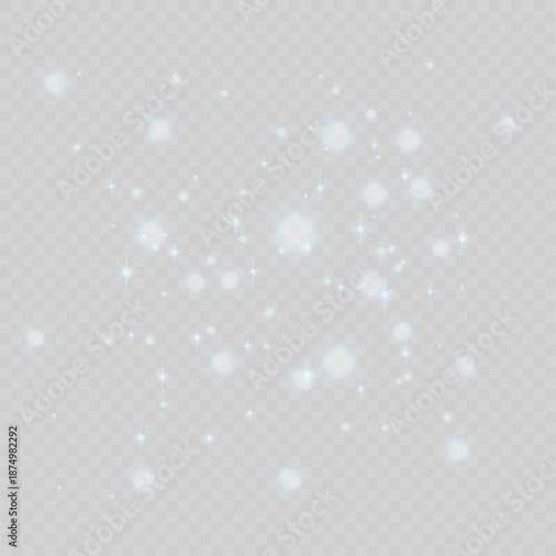 An airy cloud of azure dust spreads smoothly, forming subtle motion, light transparency, and calm glowing texture. vector