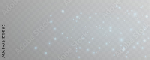 A frozen blue particle cloud expands slowly, creating cool glow, airy motion, and layered visual depth. vector