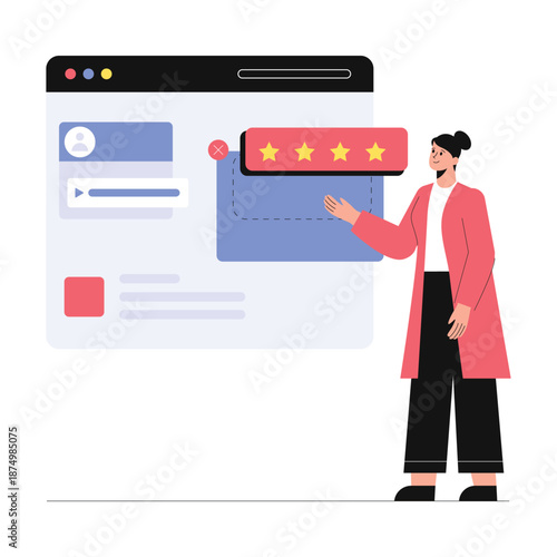 Page Ranking Vector Illustration EPS 10 File