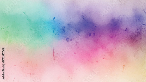 A colorful abstract background with pink, purple, blue, and green hues
