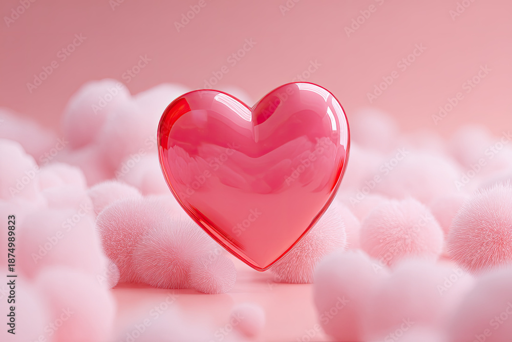 Obraz premium Valentine day concept with heart 