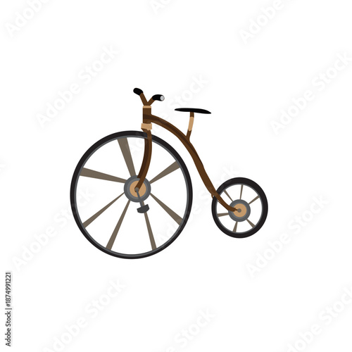 Penny Farthing Vector Image 
