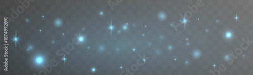 Fine blue dust glimmers subtly, creating a smooth glowing field. Delicate glow enhances purity and visual harmony. Perfect for futuristic minimalist designs vector