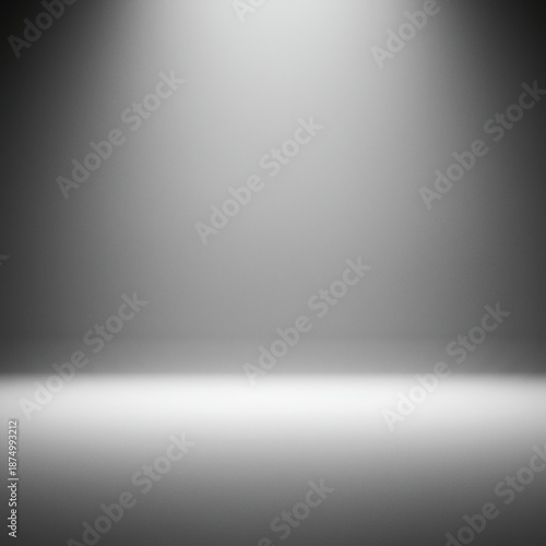 An abstract conceptual representation of infinite empty space, featuring bright white illumination and a completely featureless blank void, void, clarity, texture